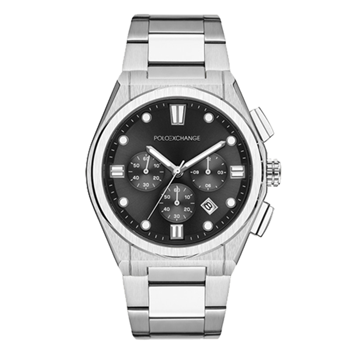 MONTRE POLOEXCHANGE HOMME M.FONCTION ACIER